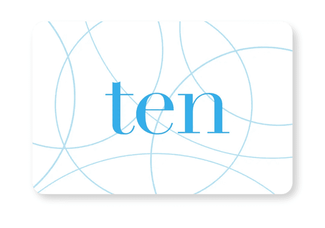 Ten Spa Gift Cards